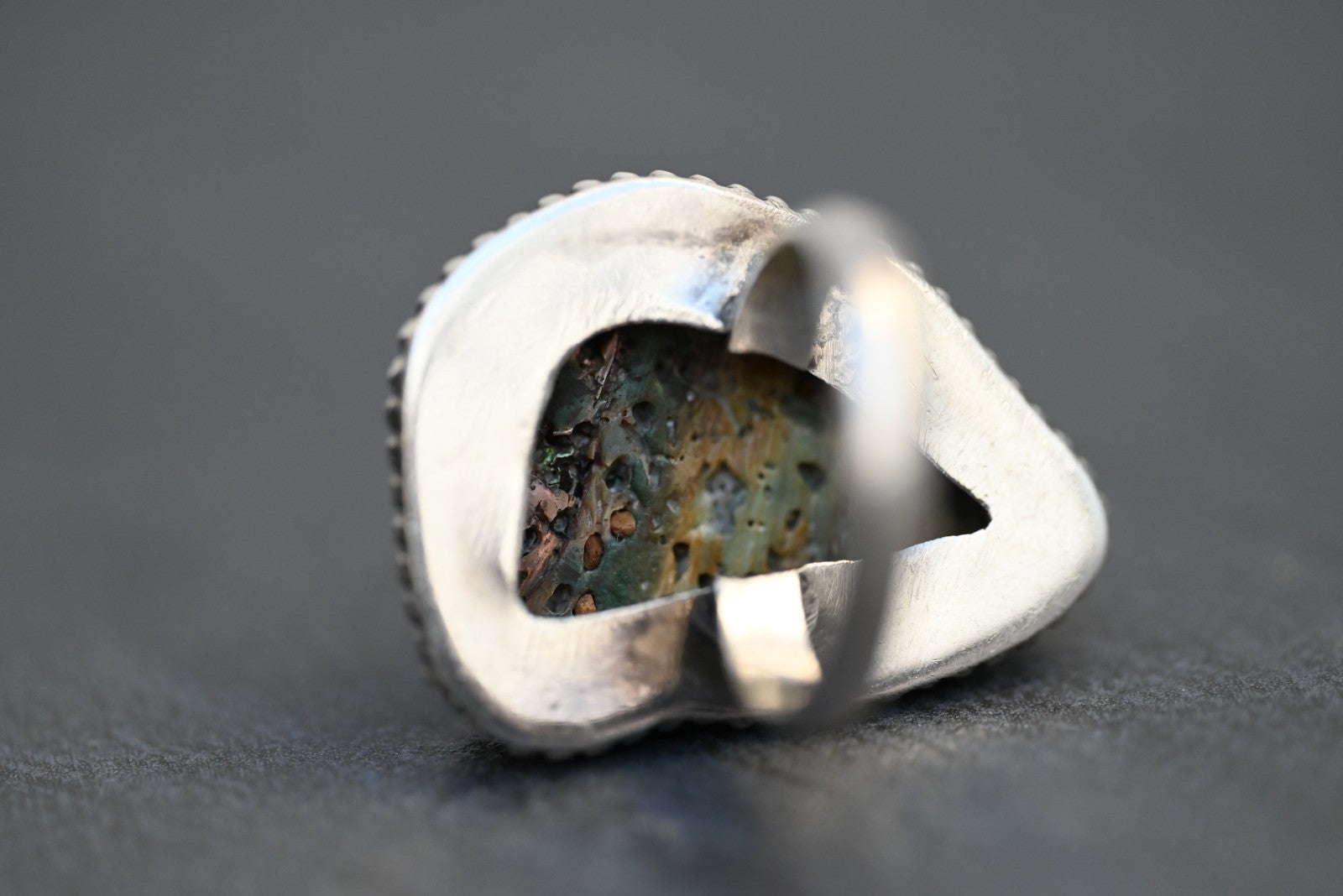 Handmade 925 Sterling Silver and Abalone Paua Shell Ring3