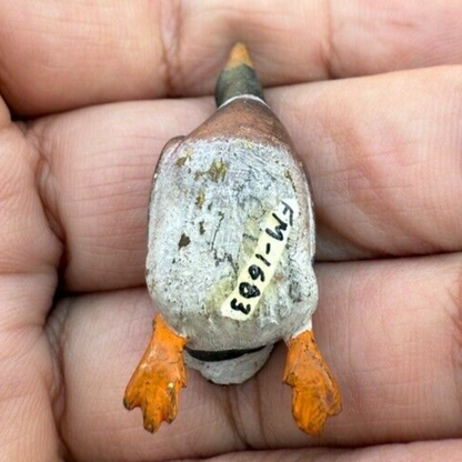 Antique Austrian Vienna Cold Painted Bronze Figure of Cute Mallard Duck Swimming8