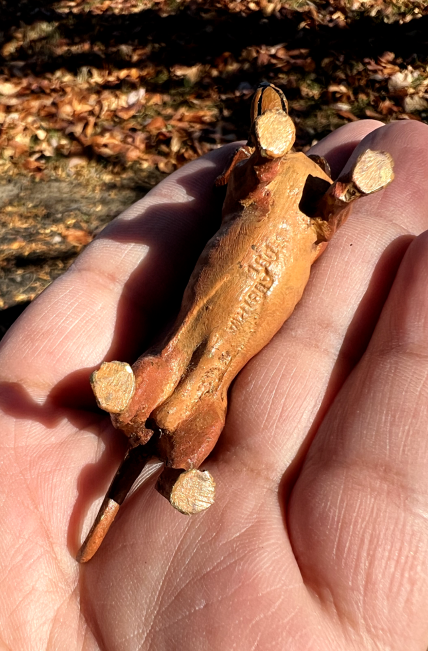 Gorgeous Antique Austrian Vienna Cold Painted Bronze Figure of  Dachshund Dog14