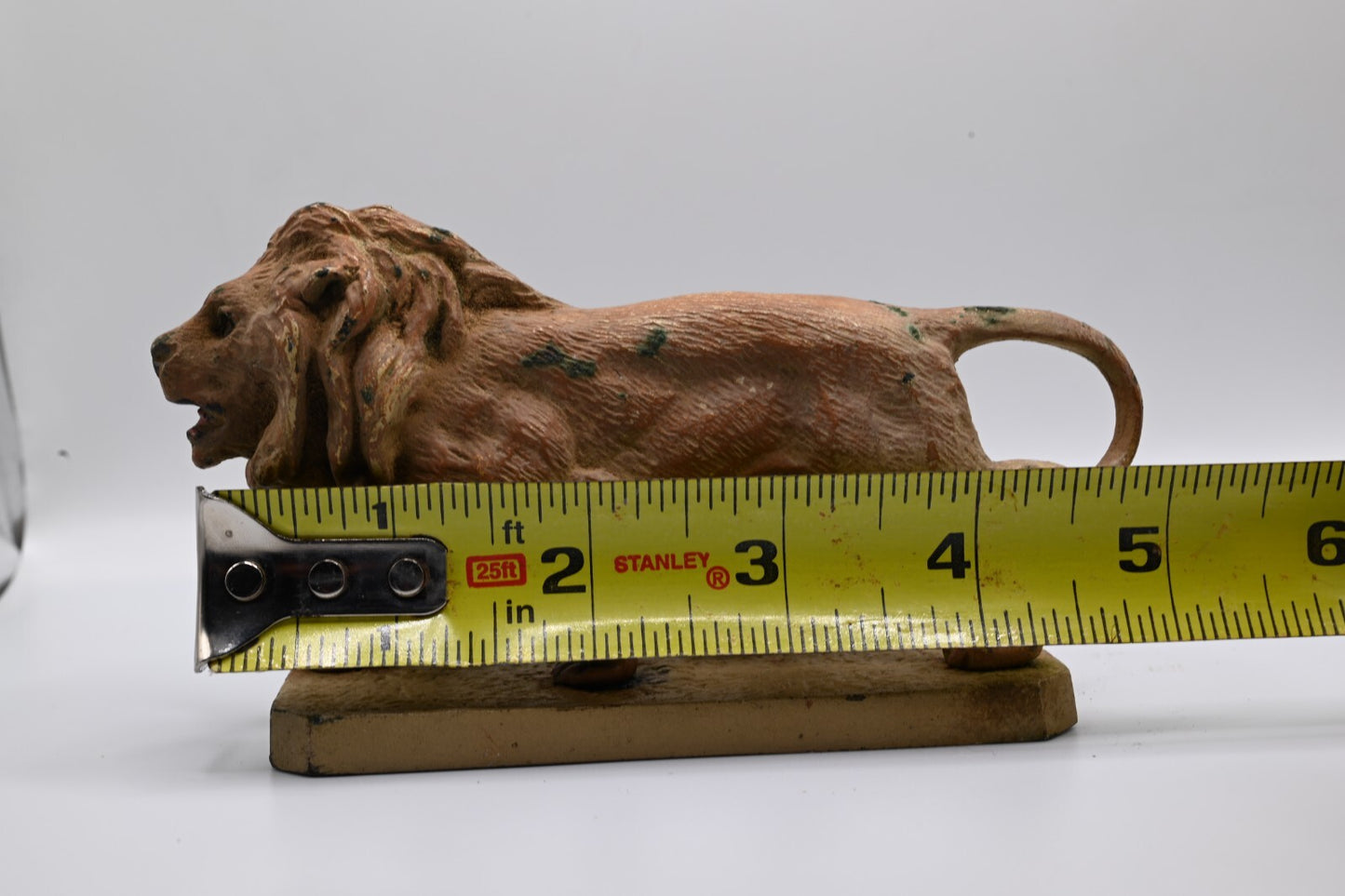Gorgeous Antique Cold Painted Bronze Figure of Lion Austrian Vienna Quality12