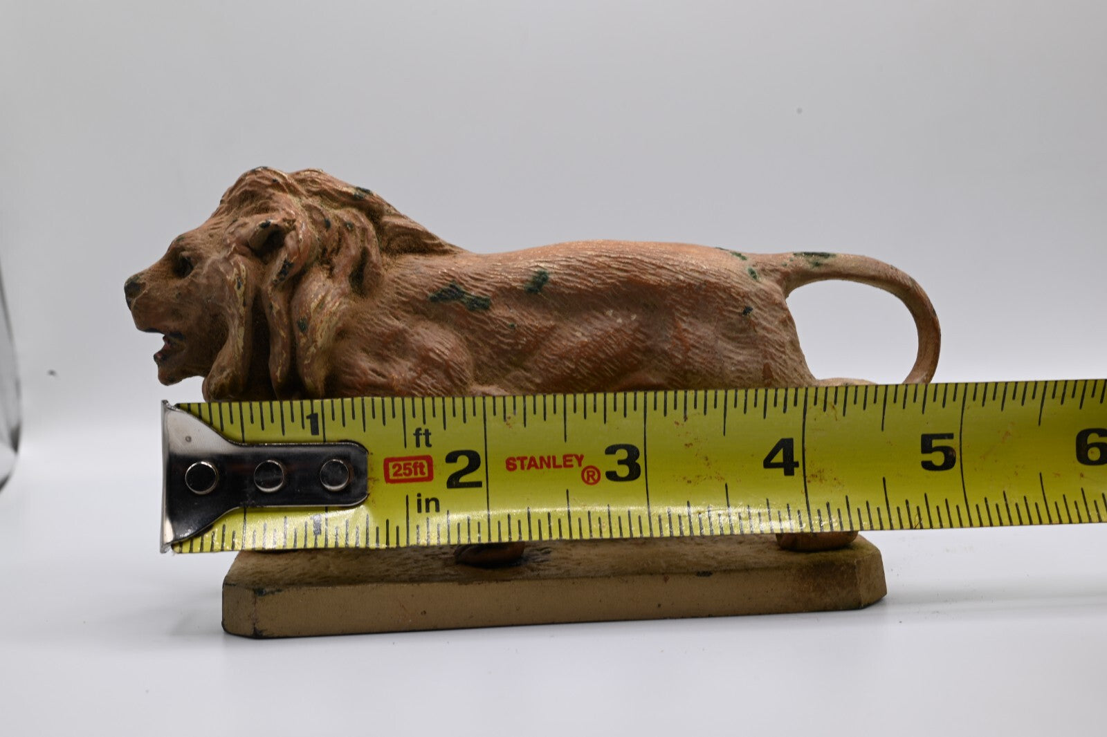 Gorgeous Antique Cold Painted Bronze Figure of Lion Austrian Vienna Quality12
