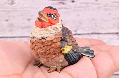 Majestic Antique Austrian Vienna Cold Painted Bronze Figure of Golden Finch14