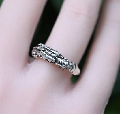 Vintage John Hardy Sterling Silver Naga Dragon Ring2
