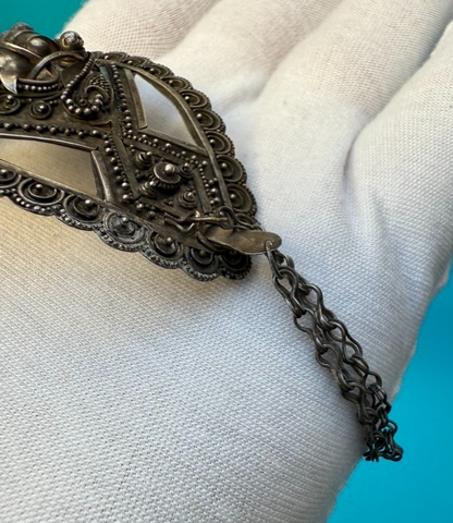 Gorgeous Tibet / Asian Export Silver Hairpin with Dragon Face3