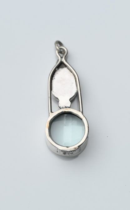 Sterling Silver Southwestern Jewelers Loupe with Blue Labradorite1