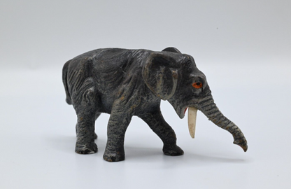 Gorgeous Antique Austrian Vienna Cold Painted Bronze Figure of Elephant0