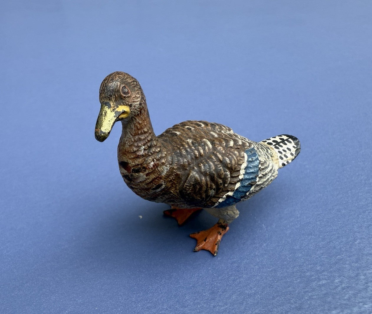 Life-Like Antique Austrian Vienna Cold Painted Bronze Figure of Duck1