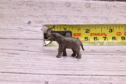 Original Tiny Antique Austrian Vienna Cold Painted Bronze of Elephant13