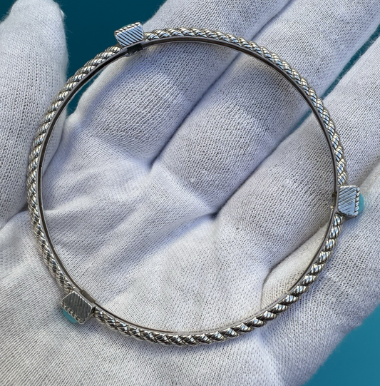 Vintage Sterling Silver Bracelet by Judith Ripka0
