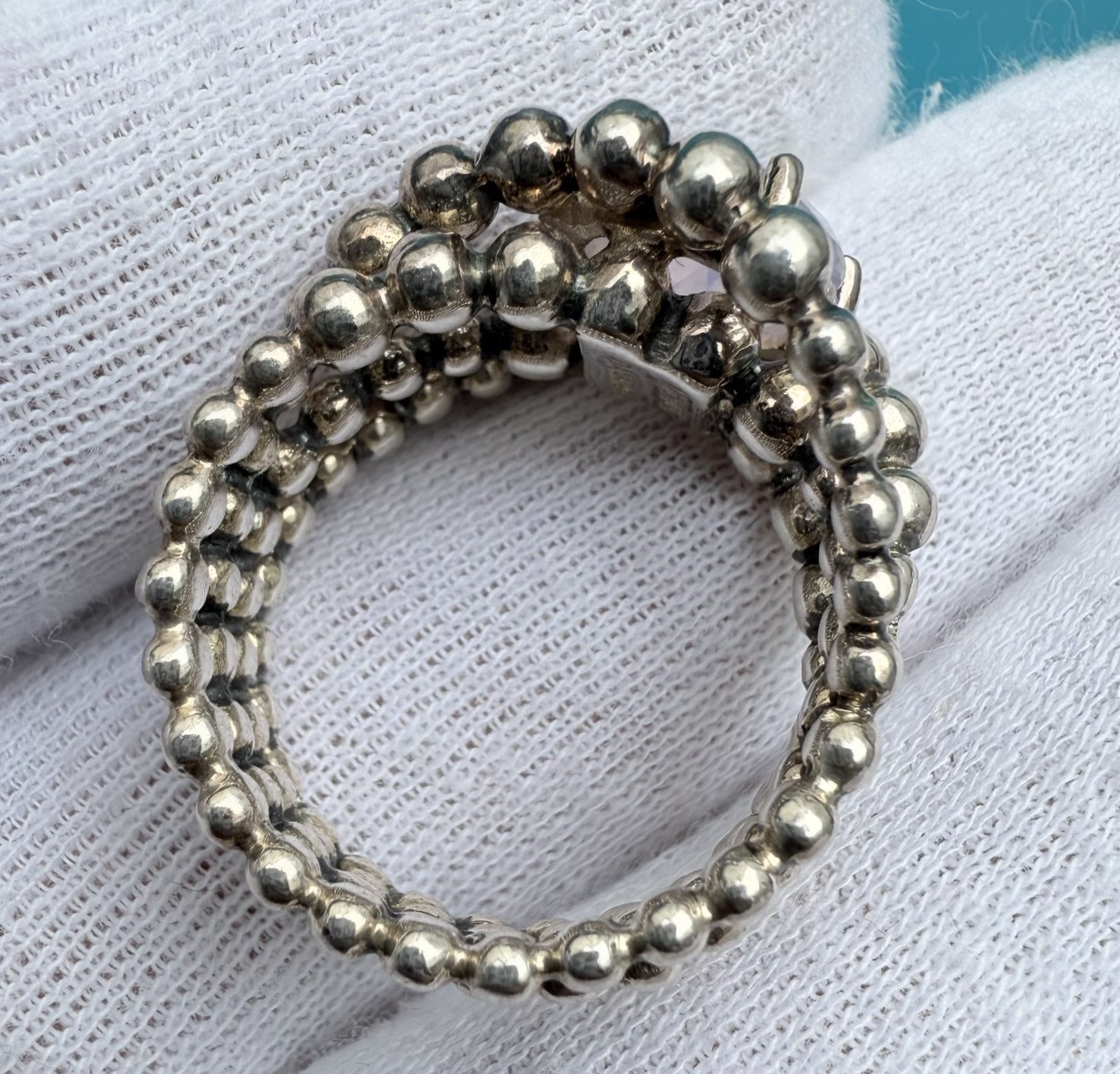 Amazing MICHAEL DAWKINS Sterling Silver & Lavender Moonstone Ring2