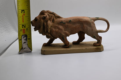 Gorgeous Antique Cold Painted Bronze Figure of Lion Austrian Vienna Quality13
