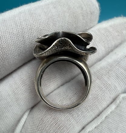 Silpada Sterling Silver "Blooming Flower" or "Modern Flower" Ring3