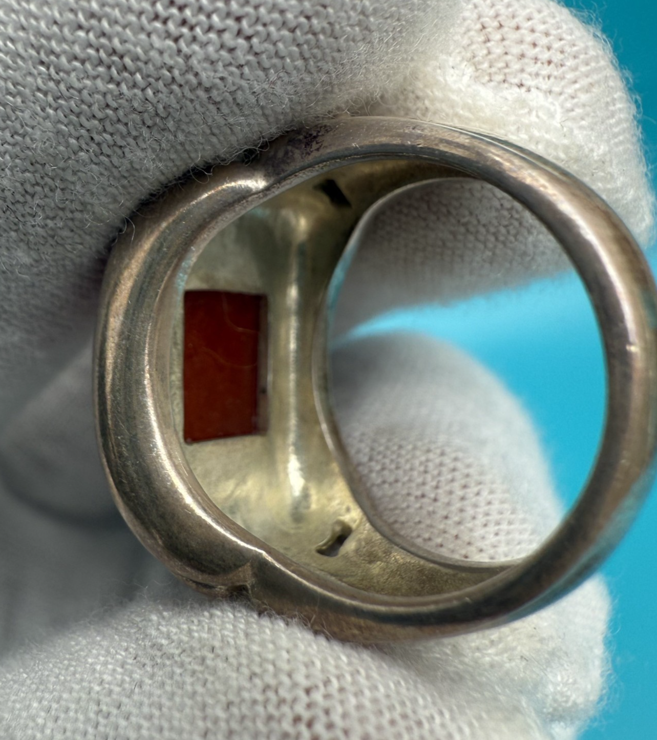 Stunning Judith Ripka Carved Ribbed Carnelian Sterling Silver 925 Ring5