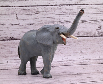 Nicely Detailed Antique Austrian Vienna Cold Painted Bronze Figure of Elephant5