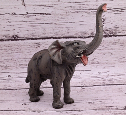 Beautiful Antique Austrian Vienna Cold Painted Bronze Figure of Elephant6