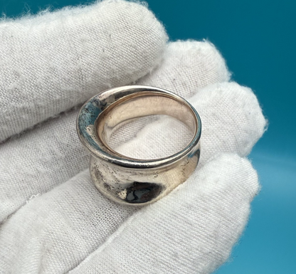 Sturdy Solid Sterling Silver Ring by Milor Italy3