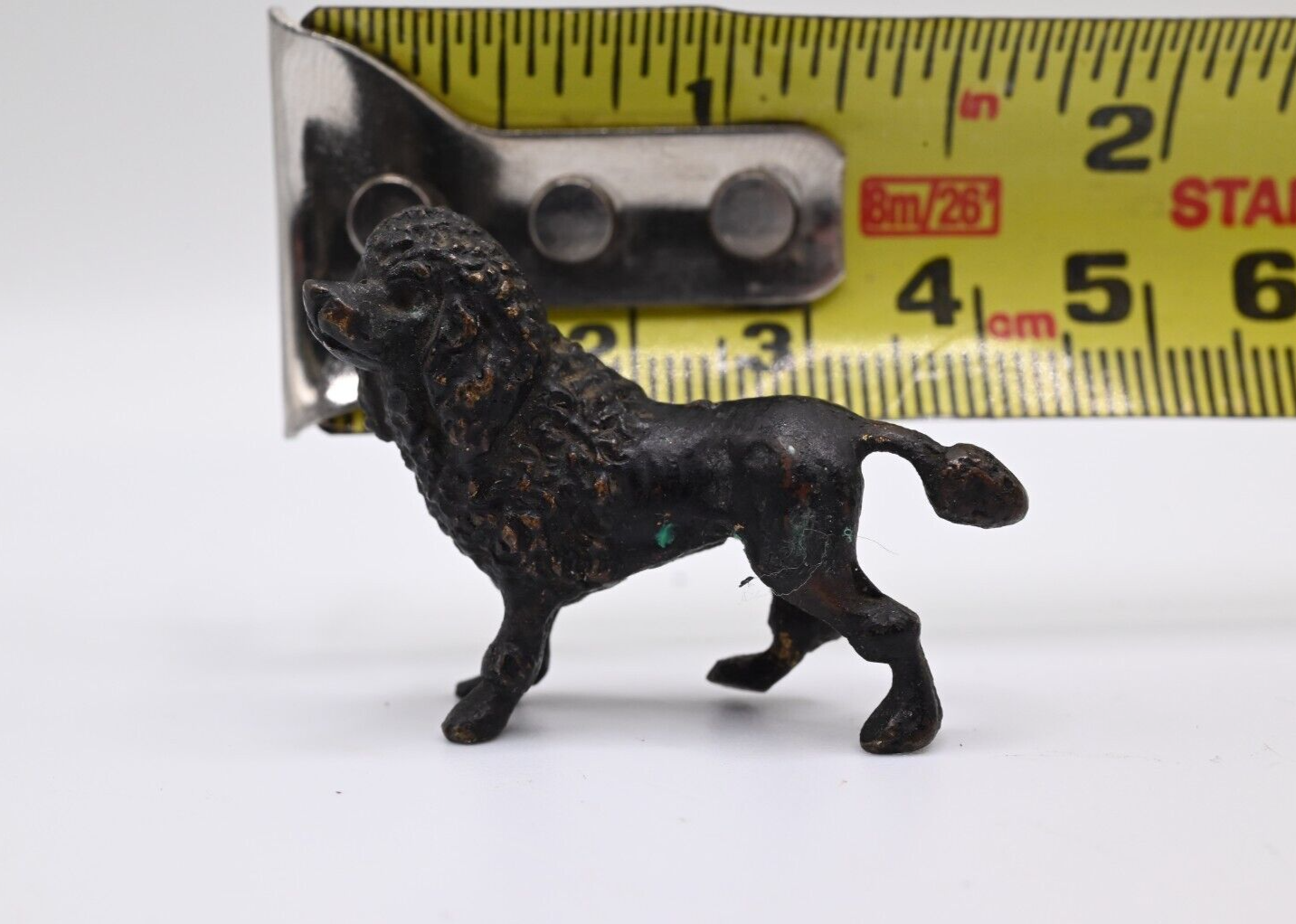 Original Antique Austrian Vienna Cold Painted Bronze Figure of Black Poodle5