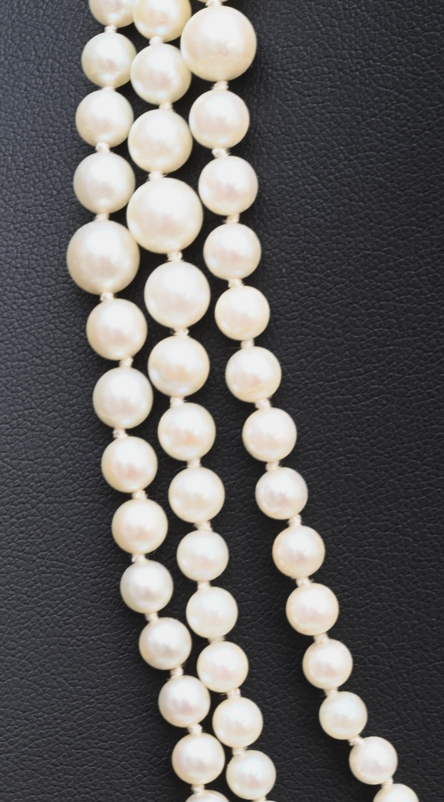 Elegant yet Simple Multi-Strand Cultured Pearl Beaded Necklace w/ 14k Clasp5
