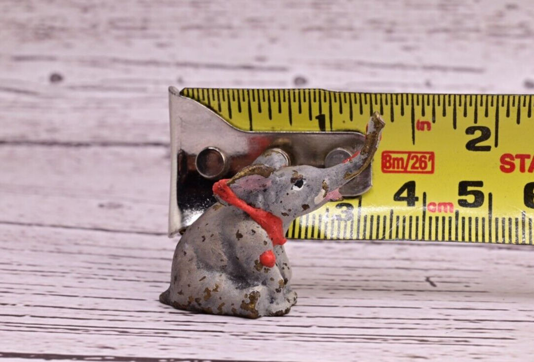 Original Miniature Antique Austrian Vienna Cold Painted Bronze of Elephant12
