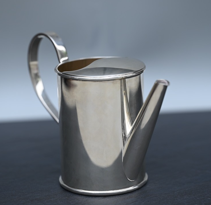 Simple yet Elegant Sterling Silver Watering Can / Creamer Signed Asprey2