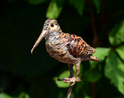 Beautiful Antique Austrian Vienna Cold Painted Bronze Figure of Woodcock0