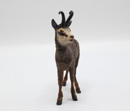 Gorgeous Antique Austrian Vienna Cold Painted Bronze Figure of Papo Chamois Goat3
