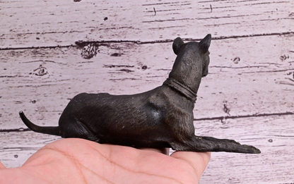 Antique Austrian Vienna *Style* Cold Painted Bronze Dog Possibly German Made3