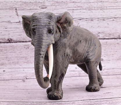 Stunning Large Antique Austrian Vienna Cold Painted Bronze Figure of Elephant0