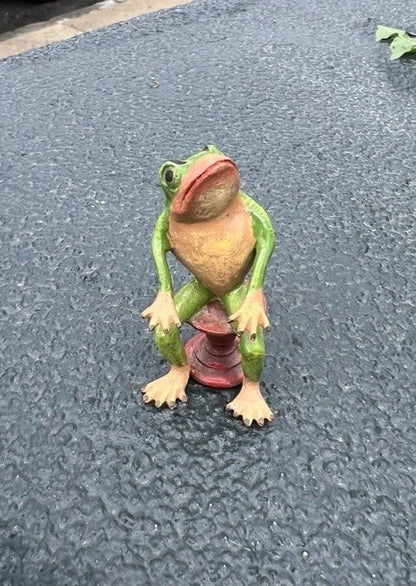 Gorgeous Cold Painted Austrian Vienna Cold Painted Musical Frog Pianist ￼￼12