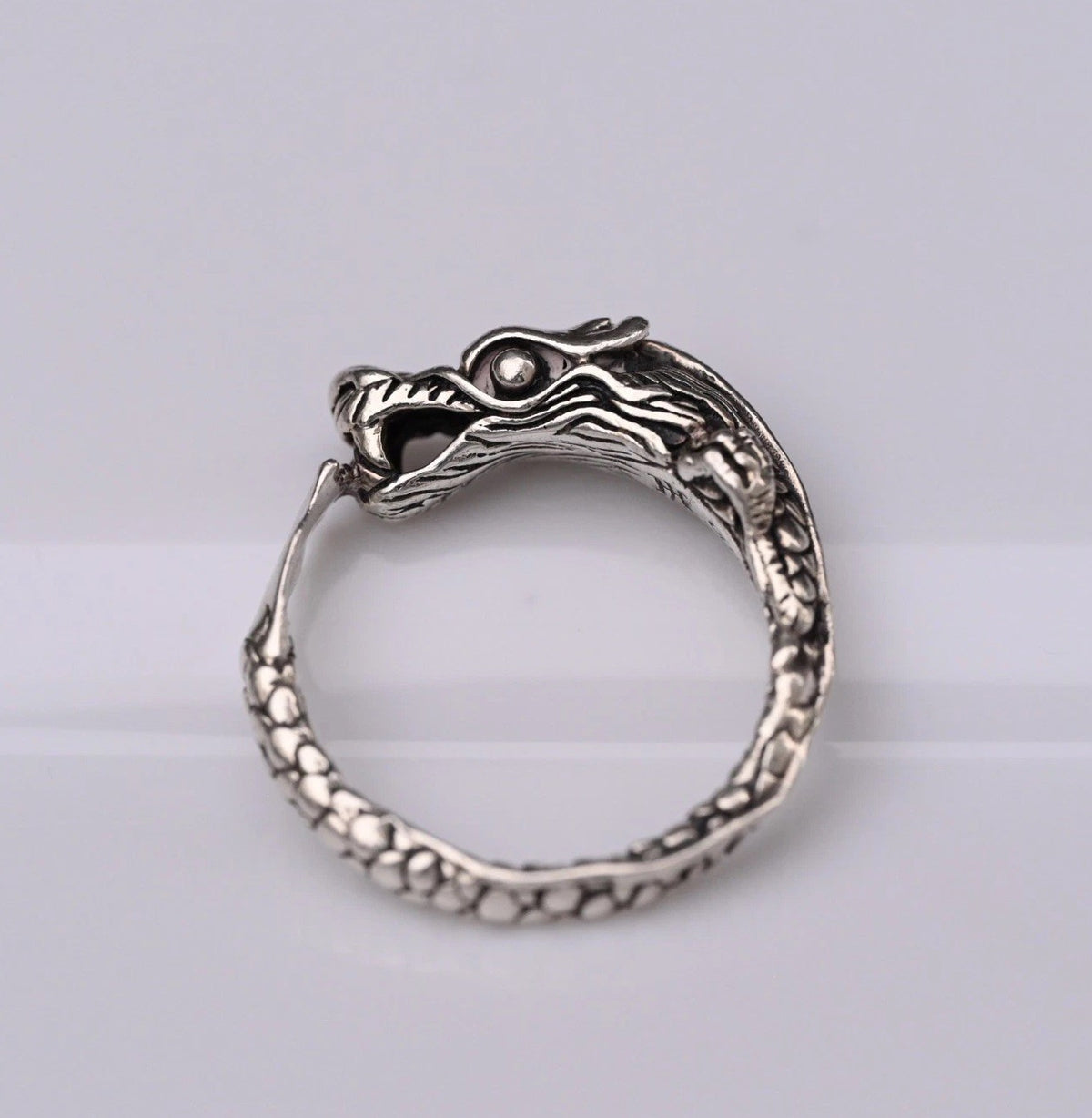 Vintage John Hardy Sterling Silver Naga Dragon Ring3