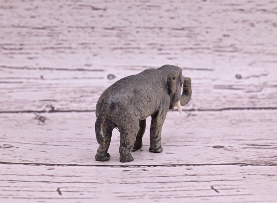 Original Small  Antique Austrian Vienna Cold Painted Bronze of Elephant7