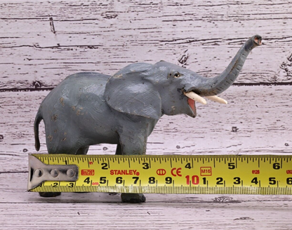 Nicely Detailed Antique Austrian Vienna Cold Painted Bronze Figure of Elephant9
