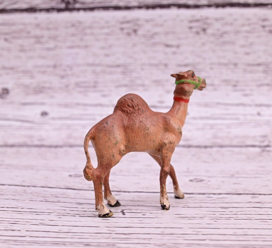 Original Miniature Antique Austrian Vienna Cold Painted Bronze of Desert Camel2