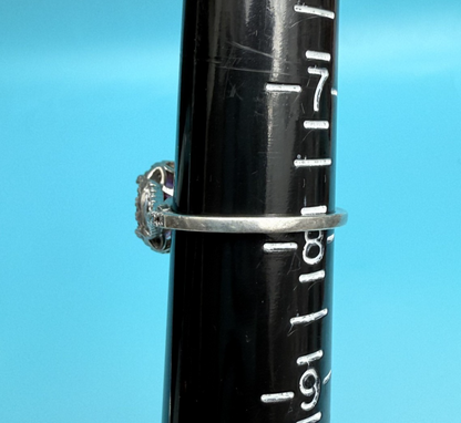Sterling Silver Ring with Lab Created Red Ruby Gemstone5