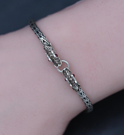 Original John Hardy Naga Dragon Sterling Silver Bracelet3
