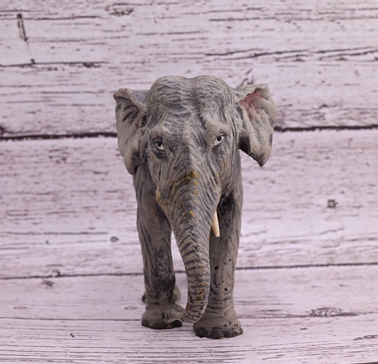 Majestic Antique Austrian Vienna Cold Painted Bronze Figure of Elephant0