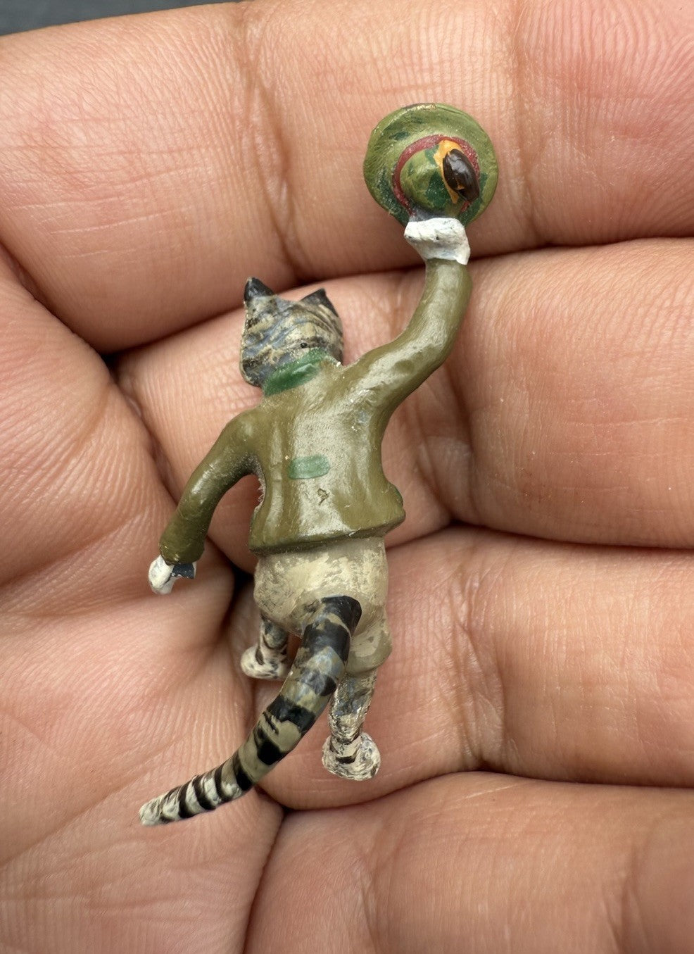 Wonderful Austrian Vienna Cold Painted Bronze Figure of a Cat Gentleman7