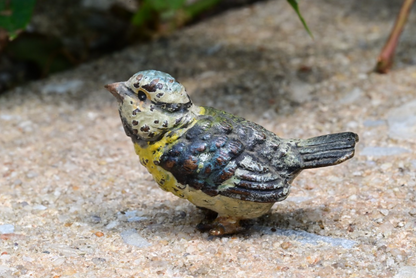 Lovely Antique 1900s Austrian Vienna Cold Painted Bronze Blue Tit Songbird 1