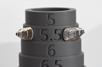 Vintage Native American Sterling Silver Cuff Bracelet with Sunrise Design Edge7