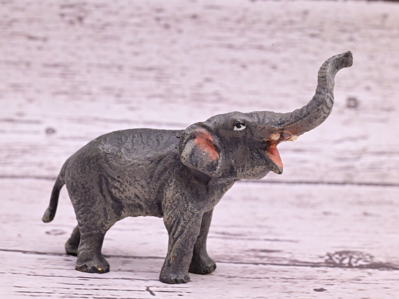 Gorgeous Antique Austrian Vienna Cold Painted Bronze Figure of Elephant4
