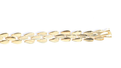 Hard to Find Designer Robert Lee Morris 18K Yellow Gold Dart Motif Bracelet6