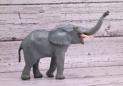 Nicely Detailed Antique Austrian Vienna Cold Painted Bronze Figure of Elephant4