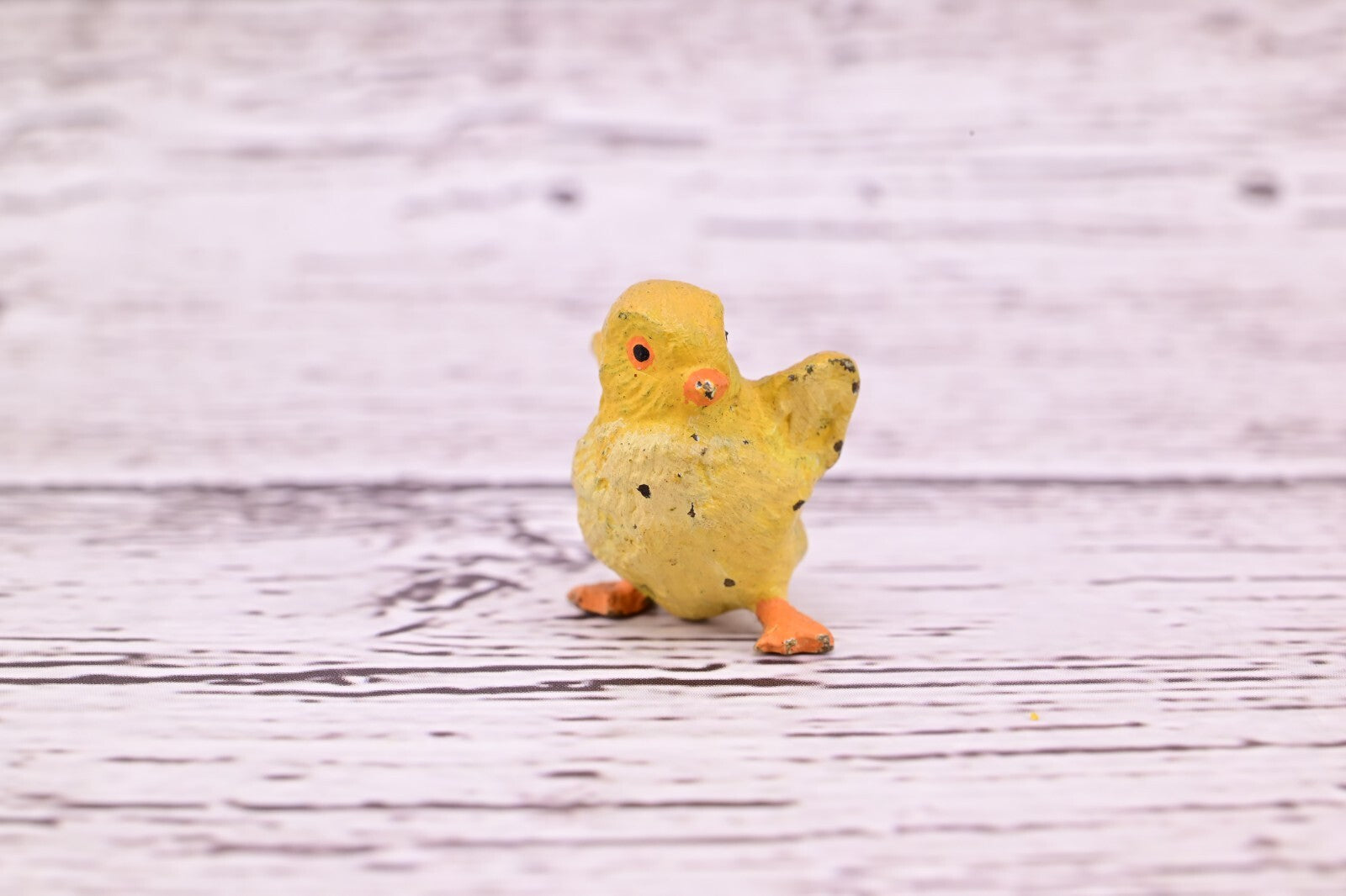 Cute Tiny Antique Austrian Vienna Cold Painted Bronze Figure of Yellow Chick13
