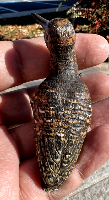 Antique Austrian Vienna Cold Painted Bronze Figure of Eurasian Woodcock8