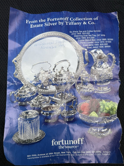 Estate Find Antique 1900s Tiffany & Co. Sterling Silver 5-Piece Tea / Coffee Set18