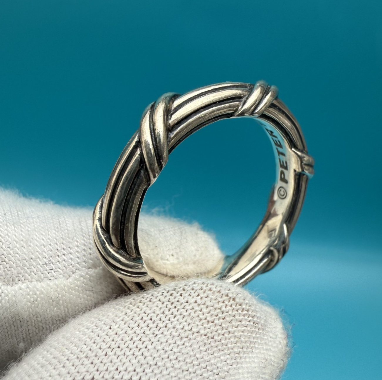 Vintage Solid Sterling Silver Ring by Peter Thomas Roth2