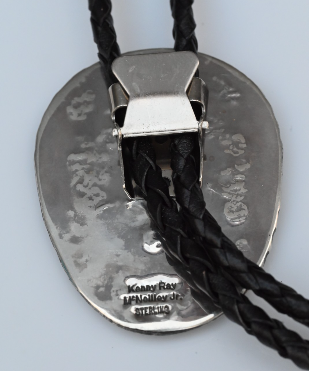 Southwestern Sterling Silver Bolo Tie Scorpion Motif by Kenny Ray McNeilly Jr4