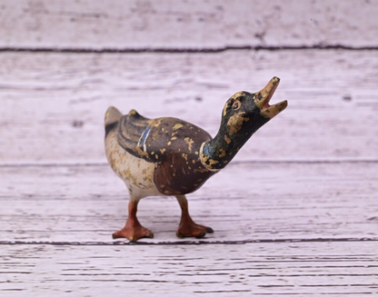 Antique Austrian Vienna Cold Painted Bronze Figure of Mallard Duck Figure5