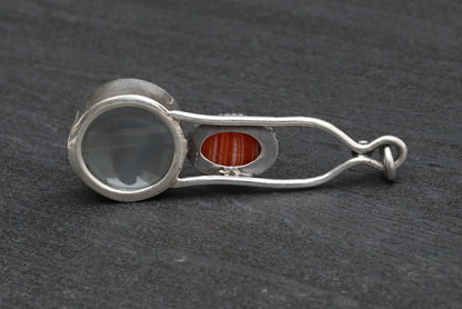 Sterling Silver Southwest Jewelers Loupe with Egyptian Scarab Beetle5