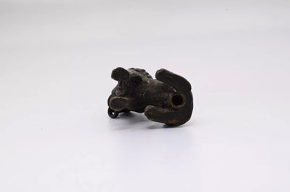 Antique Austrian Vienna Style Cold Painted Bronze Figure of Black Lion8